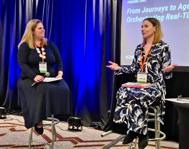 Elizabeth Kiehner in a fireside chat on orchestrating real-time journeys